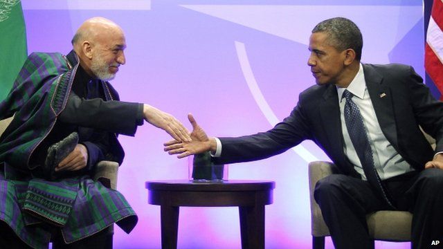 Obama and Karzai