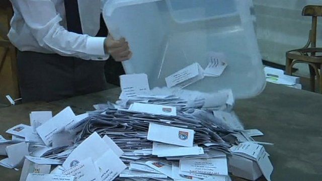 Votes are counted