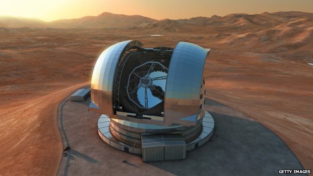 Artist's impression if giant telescope