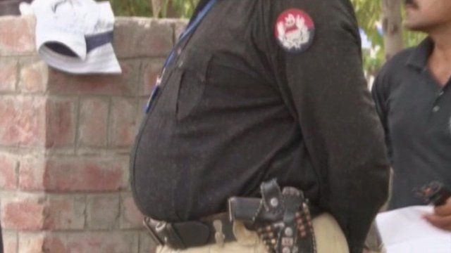 Overweight policeman
