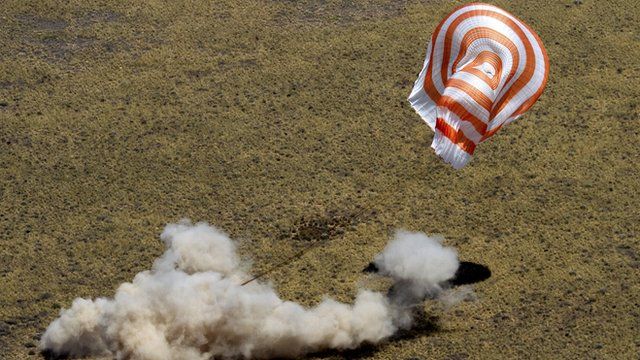 Russian Soyuz space capsule