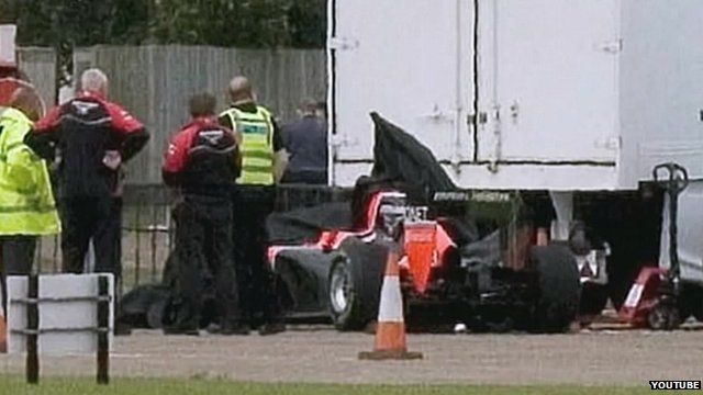 Crash scene
