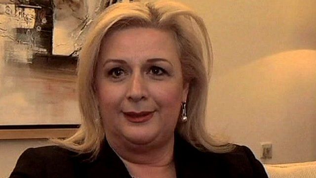 Suha Arafat, widow of the late Palestinian President, Yasser Arafat