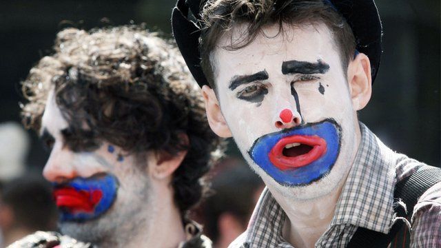 Performers at the Edinburgh Fringe