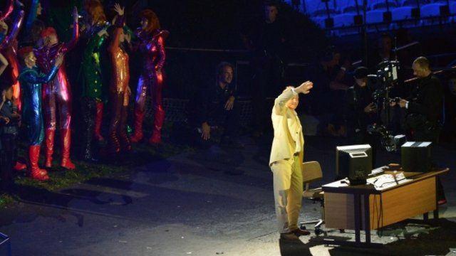 Tim Berners-Lee at Olympic opening ceremony