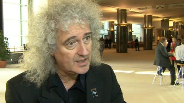 Queen guitarist Brian May