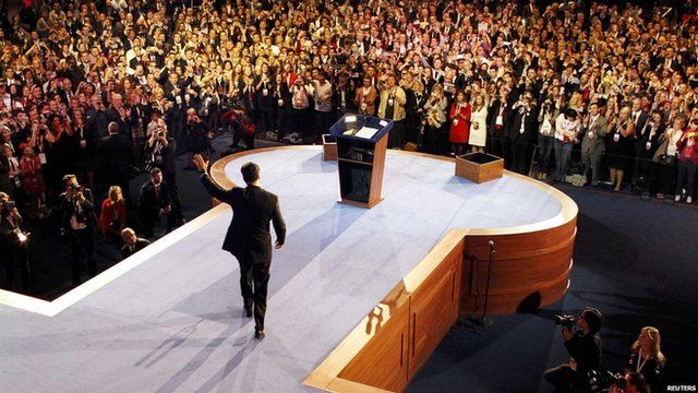 Republican presidential nominee Mitt Romney delivers his concession speech
