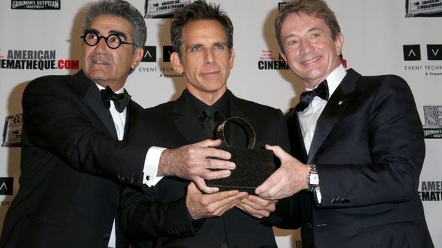(L-R) Actors Eugene Levy, Ben Stiller and Martin Short