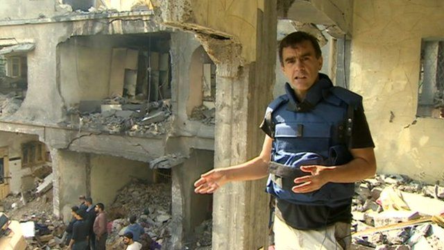 The BBC's Wyre Davies reports from Gaza City