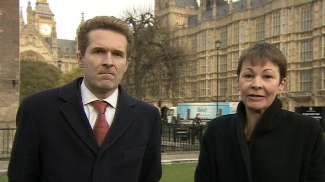 Caroline Lucas and Dan Lewis