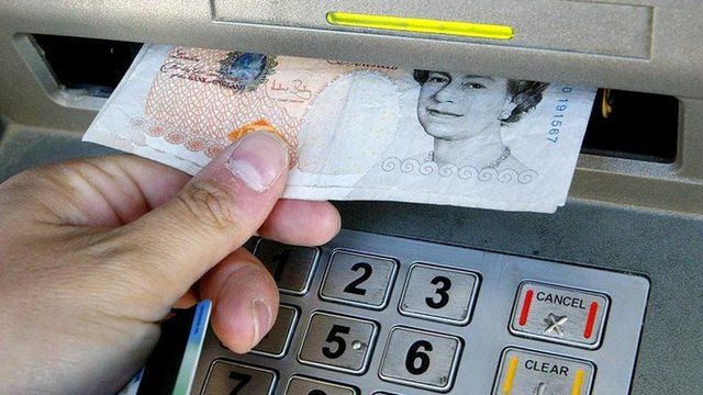 A cash machine