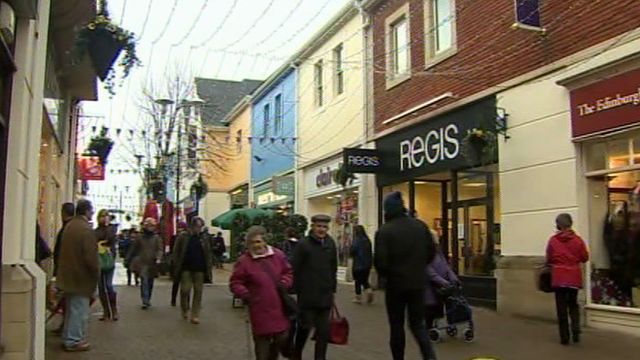 Christmas shoppers