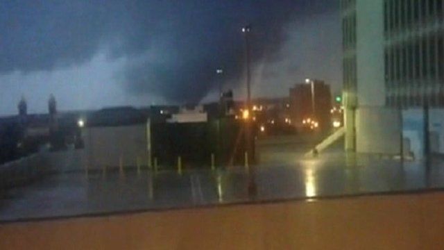 Tornadoes filmed in Alabama in the US