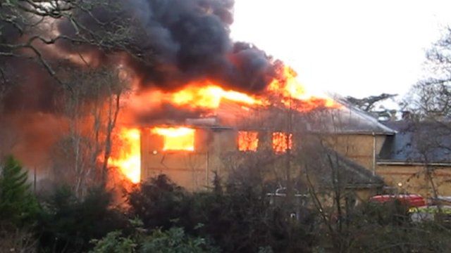 Lytchett Minster school fire