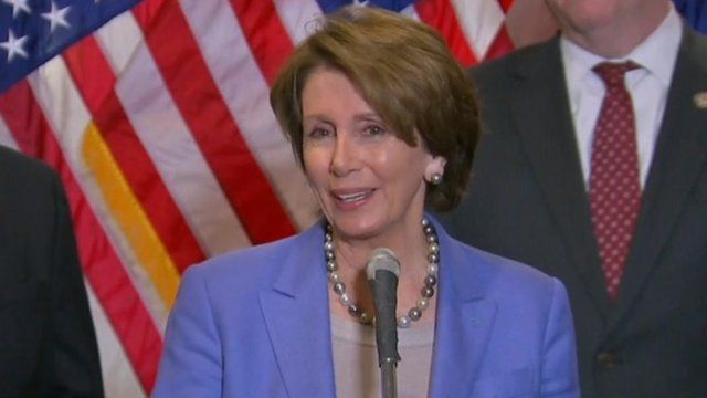 US House Democratic leader Nancy Pelosi