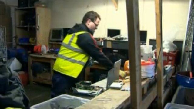 A recycling company in Newport