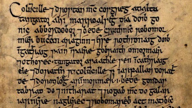 Gàidhlig ann an Leabhar Dhèir