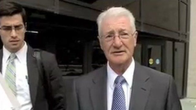 Christopher Tappin outside court