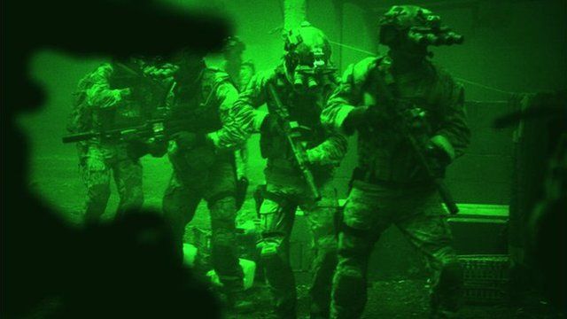 A scene from Zero Dark Thirty