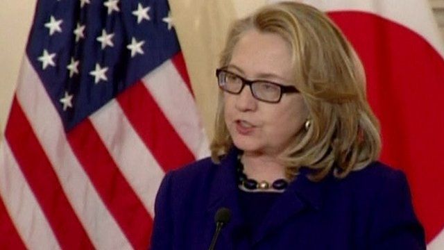 US Secretary of State Hillary Clinton
