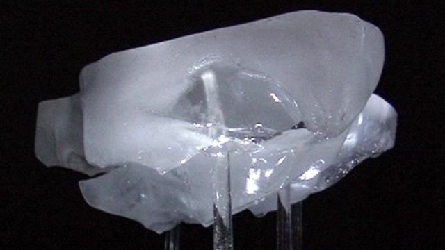 A replica ice floe