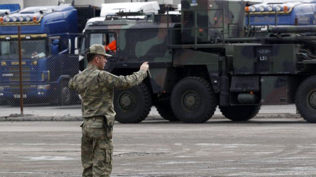 Patriot missiles arrive in Turkey