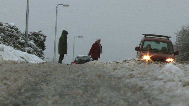 Snow in Belfast