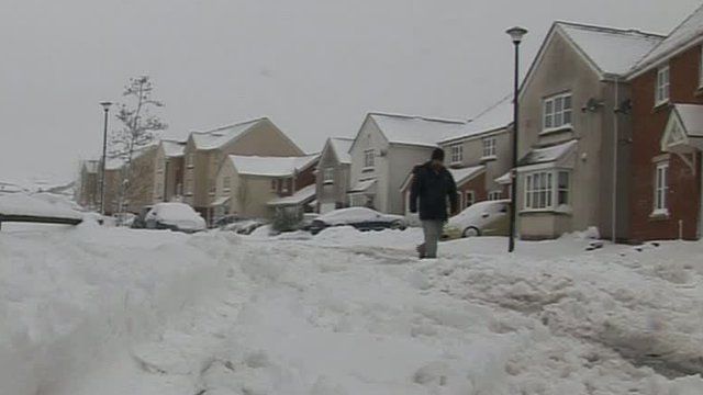Snowy street