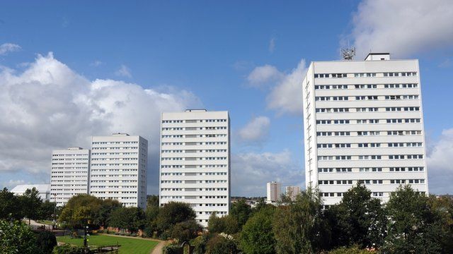 Council flats in Birmingham