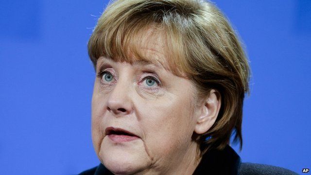 German Chancellor Angela Merkel