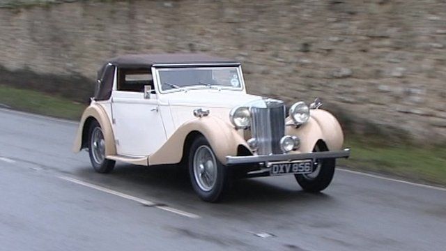 The 1937 MG sportscar