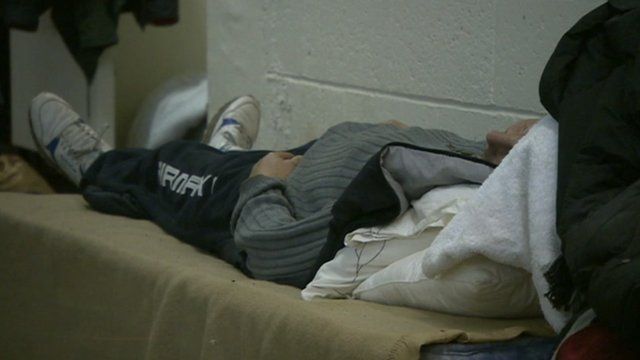 Man on bed