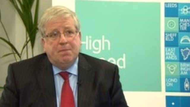 Transport secretary Patrick McLoughlin talks to East Midlands Today about the HS2 route