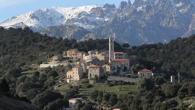 Corsica mountains