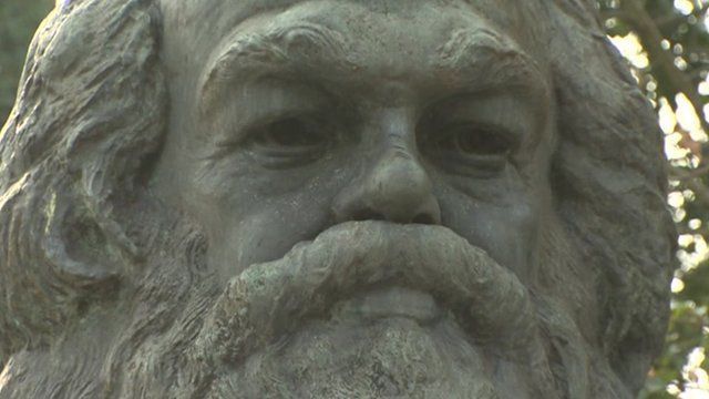 Karl Marx statue