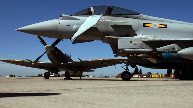 Typhoon jet fighter