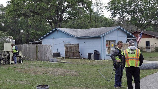House damaged by sinkhole in Seffner