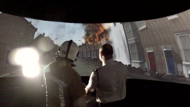 Firefighter training