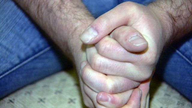 Man's hands