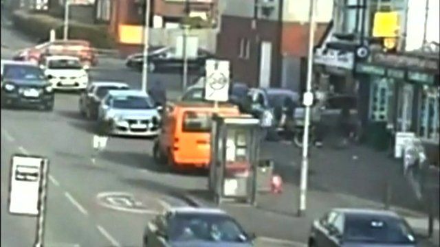 CCTV of attack