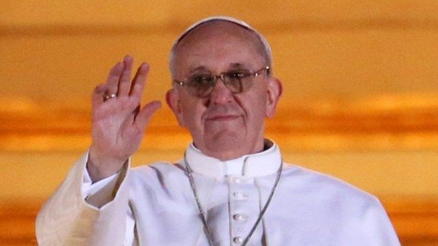 Cardinal Bergoglio, the new Pope