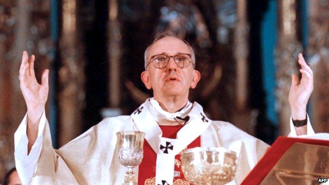 Cardinal Jorge Mario Bergoglio in Buenos Aires Cathedral