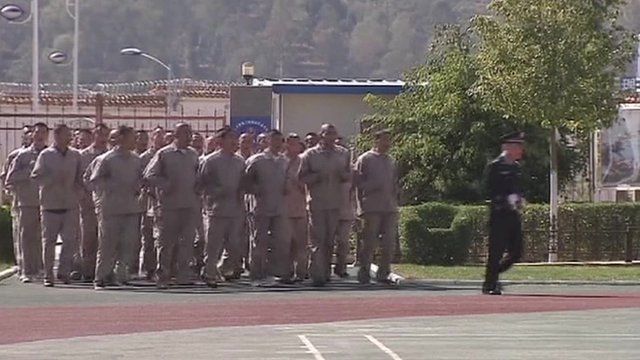 Chinese labour camp inmates