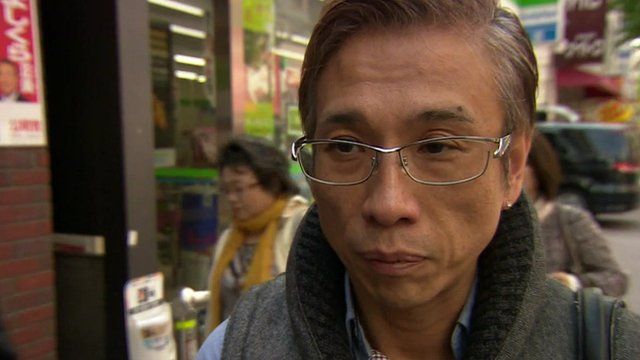 Man on Tokyo street