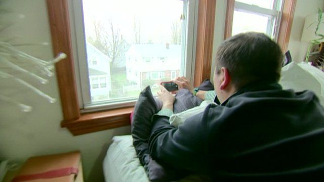 Boston witness taking photos of the street from his bedroom
