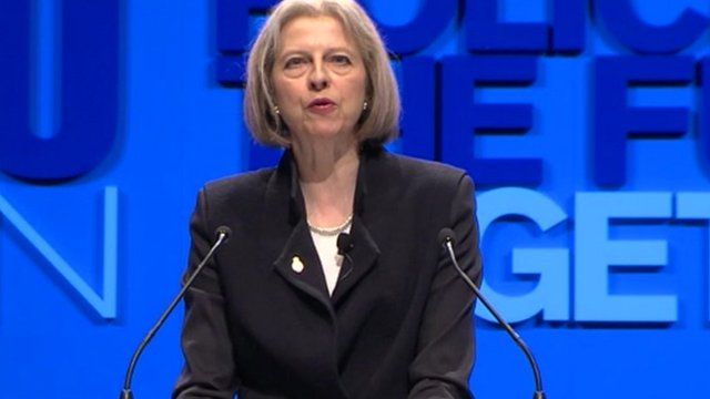 The Home Secretary, Theresa May