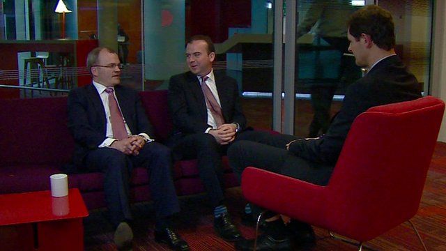 Hugh Pym and guests
