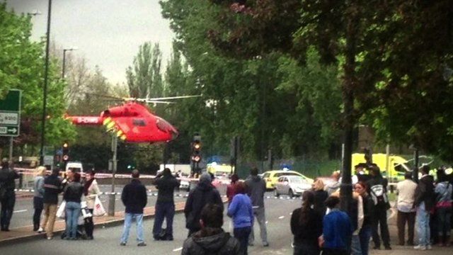 The scene of the attack