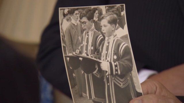 Choristers at the coronation