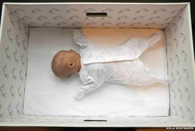 Why Finnish babies sleep in cardboard boxes